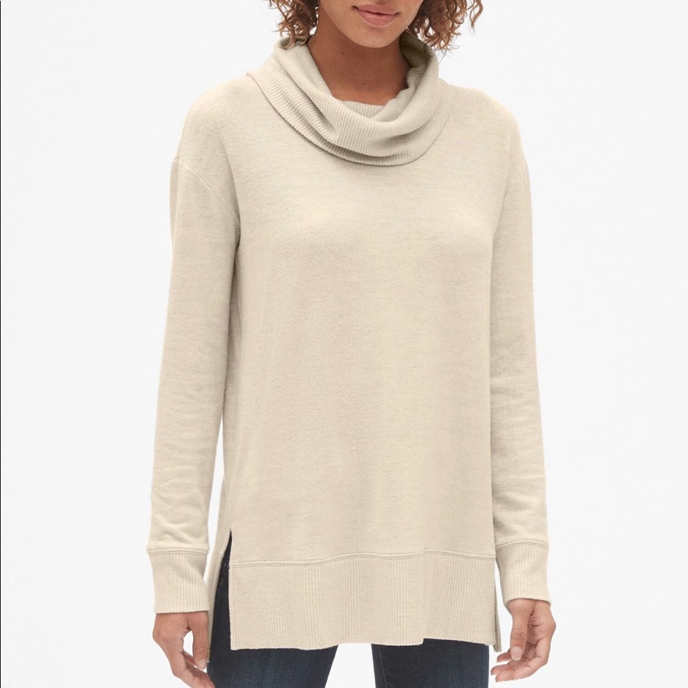 GAP Softspun Cowl-Neck Pullover Sweater
